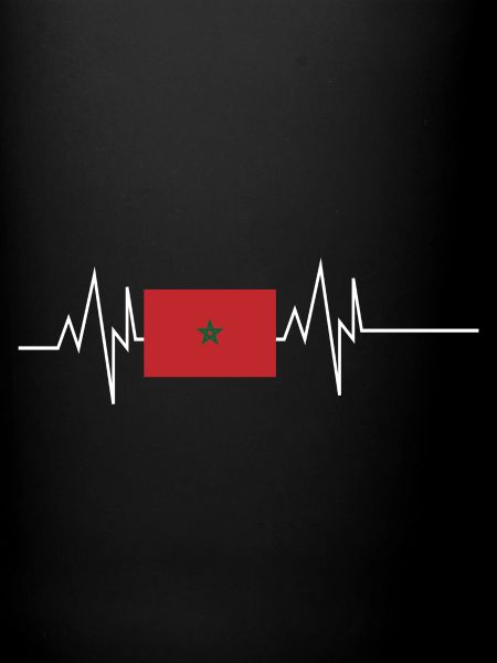 Drapeau du Maroc Heartbeat