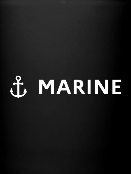 Weißer Marineanker – Marine-Stil