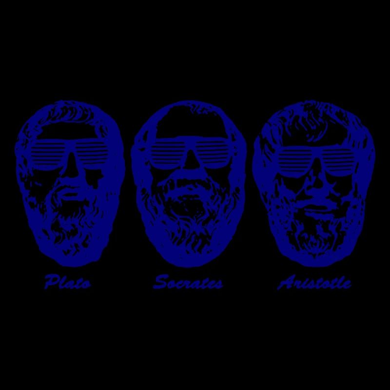 Socrates Geek Plato Aristotle Three Philosophers