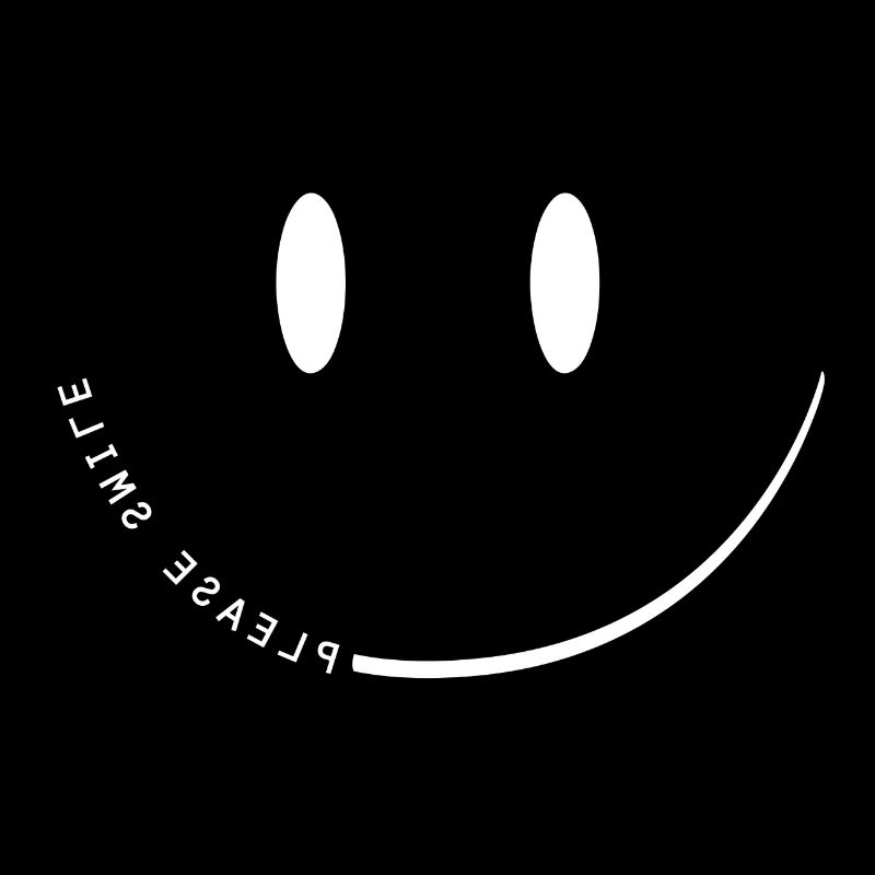 Please Smile - Spiegel-Design