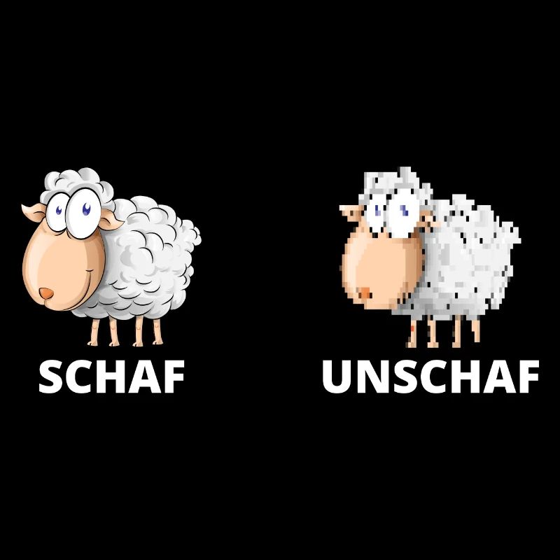 Schäfchen Schaf Unschaf Schafbock Schaffell