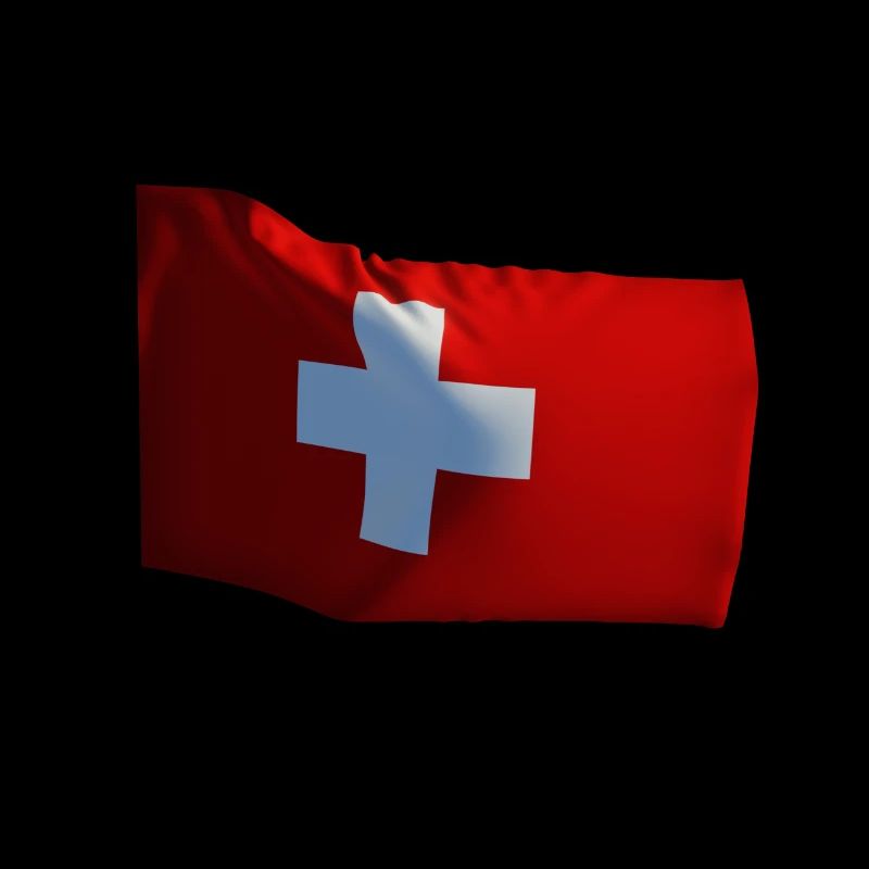 Drapeau des pays de la Suisse Drapeau