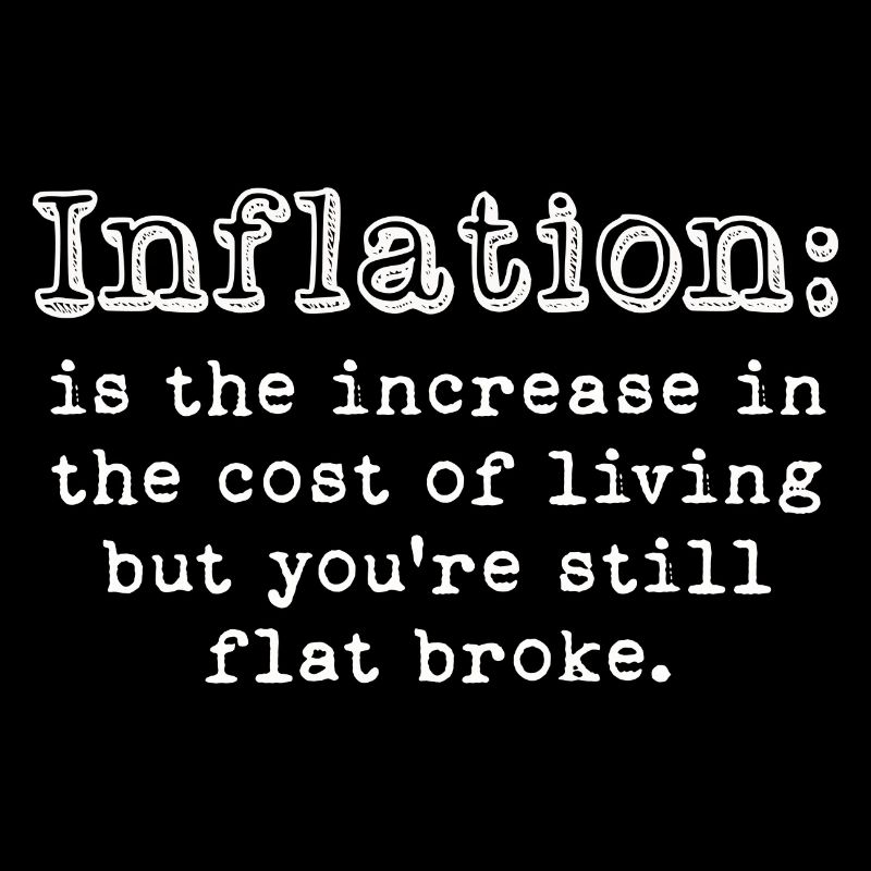 Inflation=Augmentation du coût de la vie Faillite