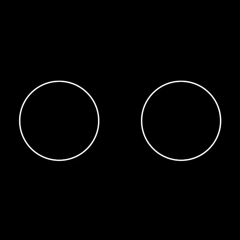 Don't look at my circles, pervert