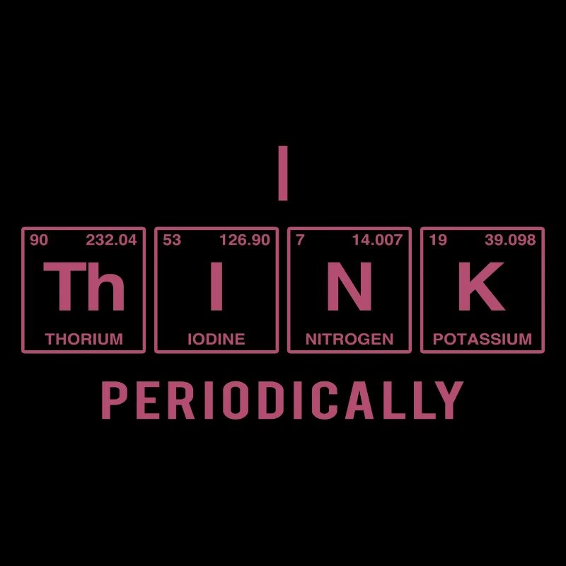 I THINK - mit Elementen des Periodensystems