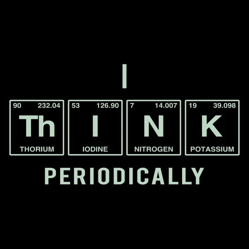 I THINK - mit Elementen des Periodensystems