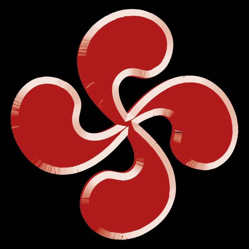Croix basque 3d