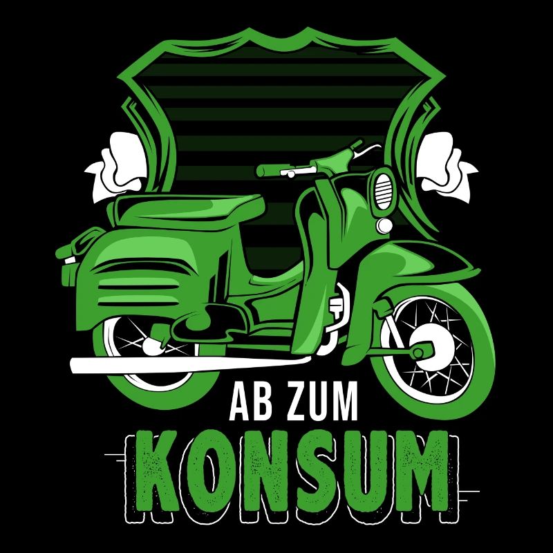 Schwalbe Simson Suhl Moped - Ab zum Konsum