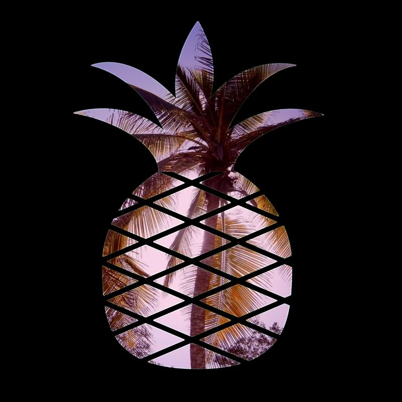 Ananas Palmen Freizeit Sommer