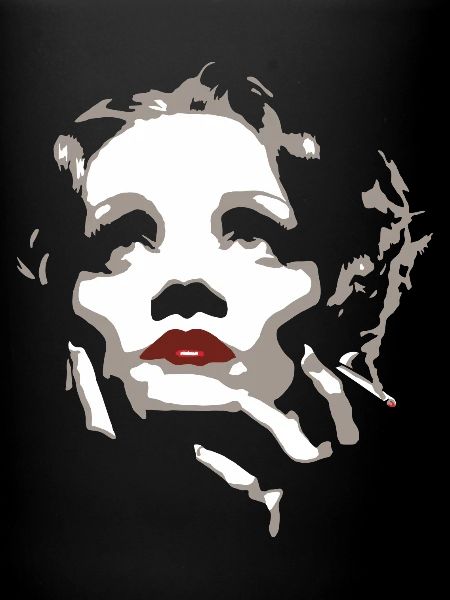 Marlène Dietrich Weiss
