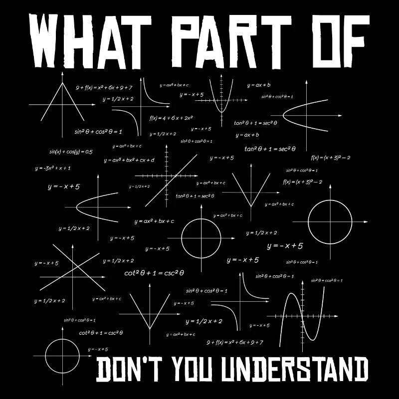 Math math teacher student saying gift