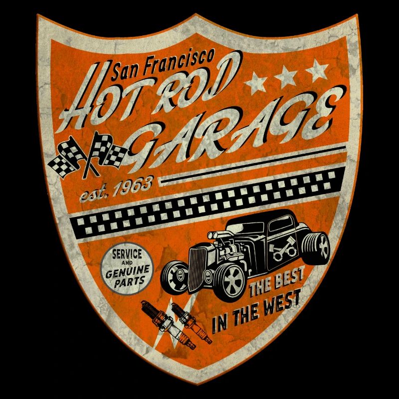 Garage hot rod de San Francisco