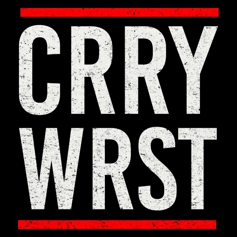 Currywurst design in HipHop Style