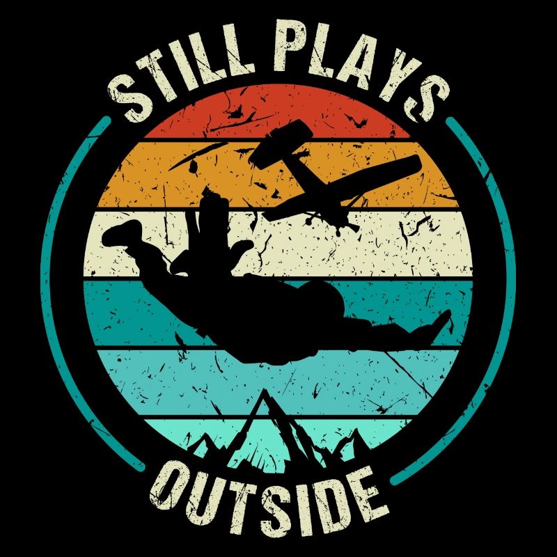 Still Plays Outside Skydiver Paragliding