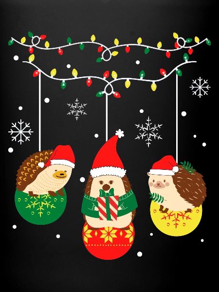Hedgehog Christmas