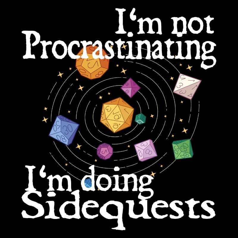 Je fais des quêtes secondaires, je procrastine la conception de RPG