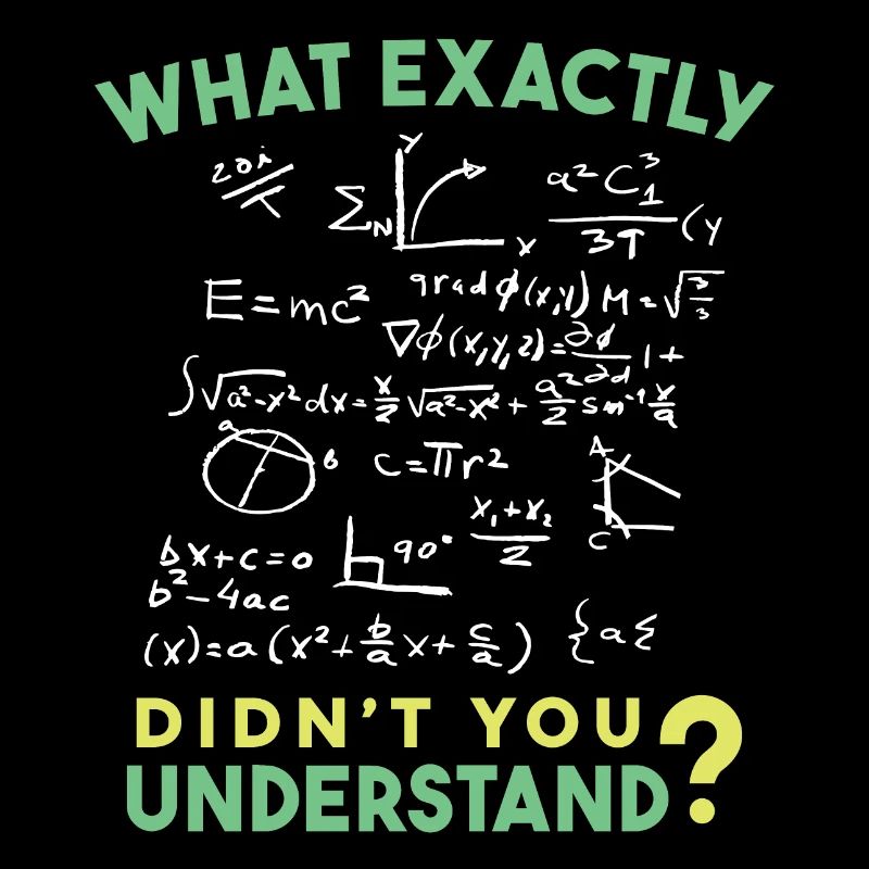 Physique Math Formule Blague