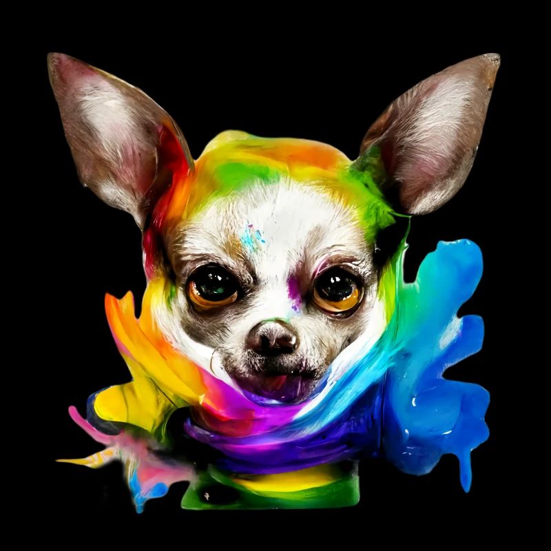 Chihuahua en couleur