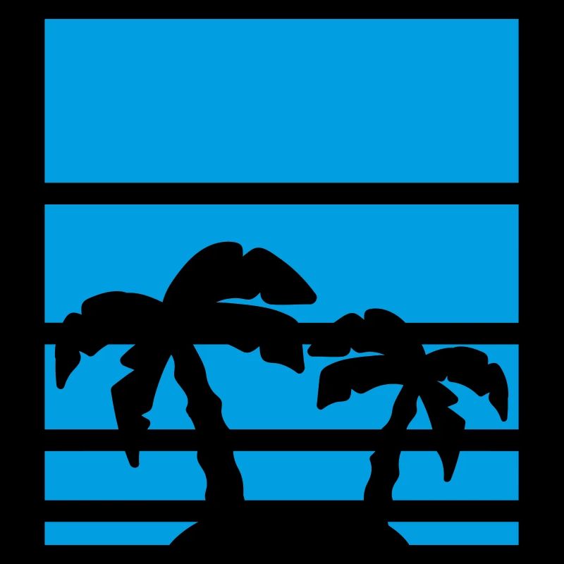 Palm Vacation Beach Pattern