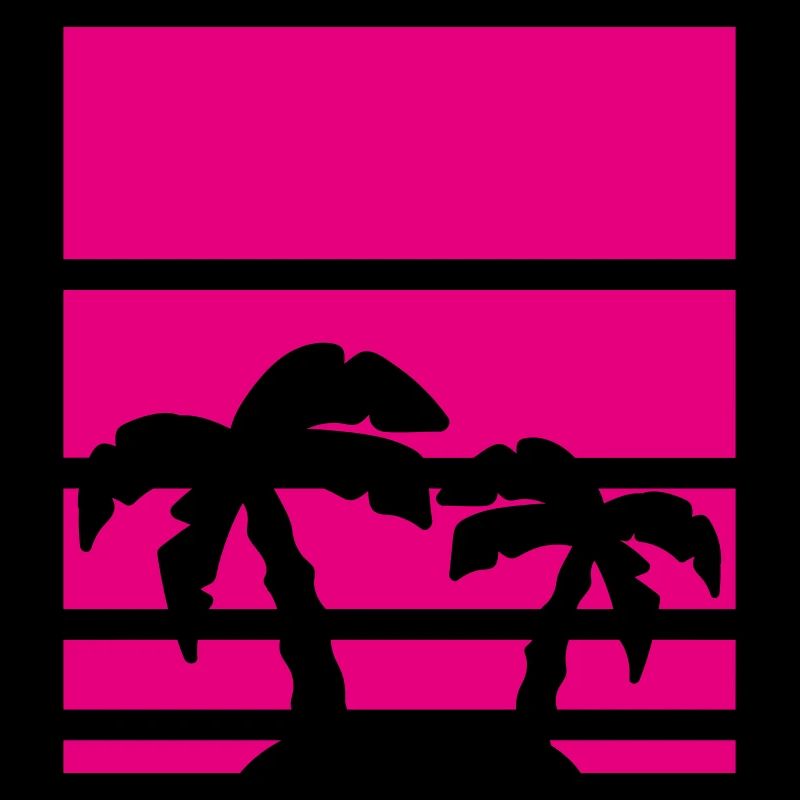 Palm Vacation Beach Pattern