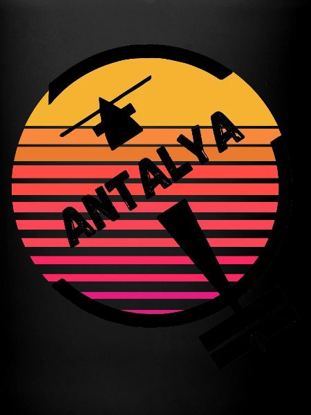 Antalya Turkije Luchthaven vakantie Zon Retro