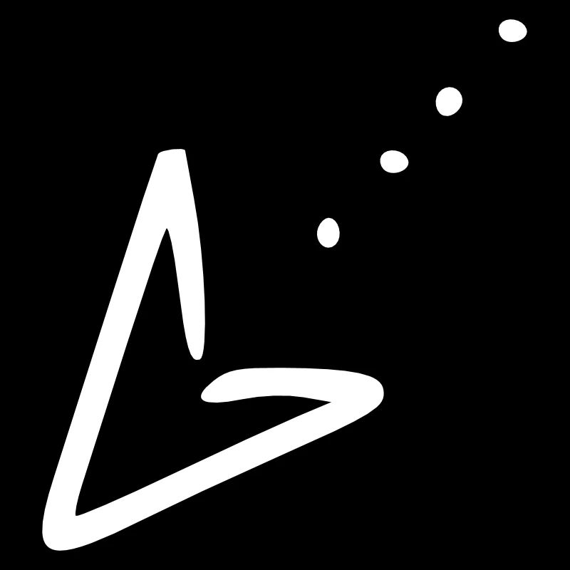 Arrow drawing sketch white