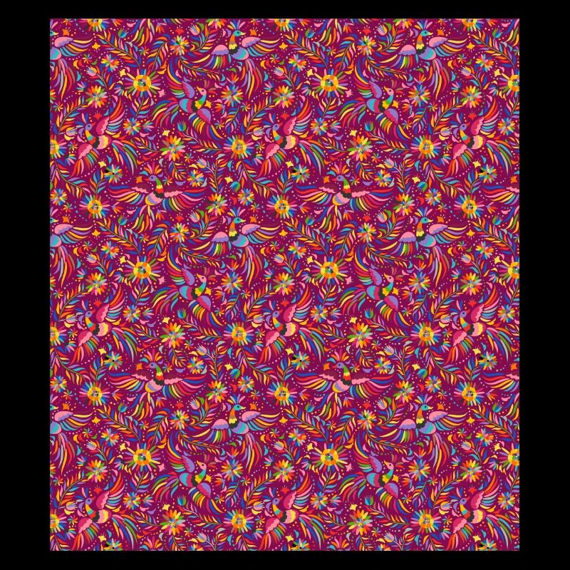 Peacock Floral Pattern