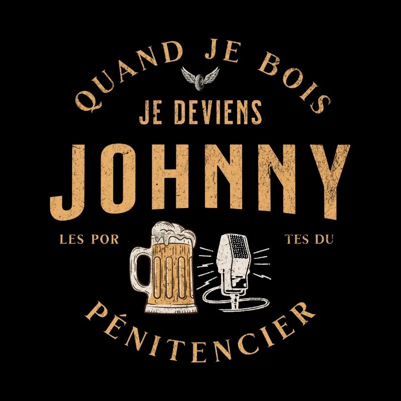 Chope de Bière - Micro de Johnny - Humour Biker