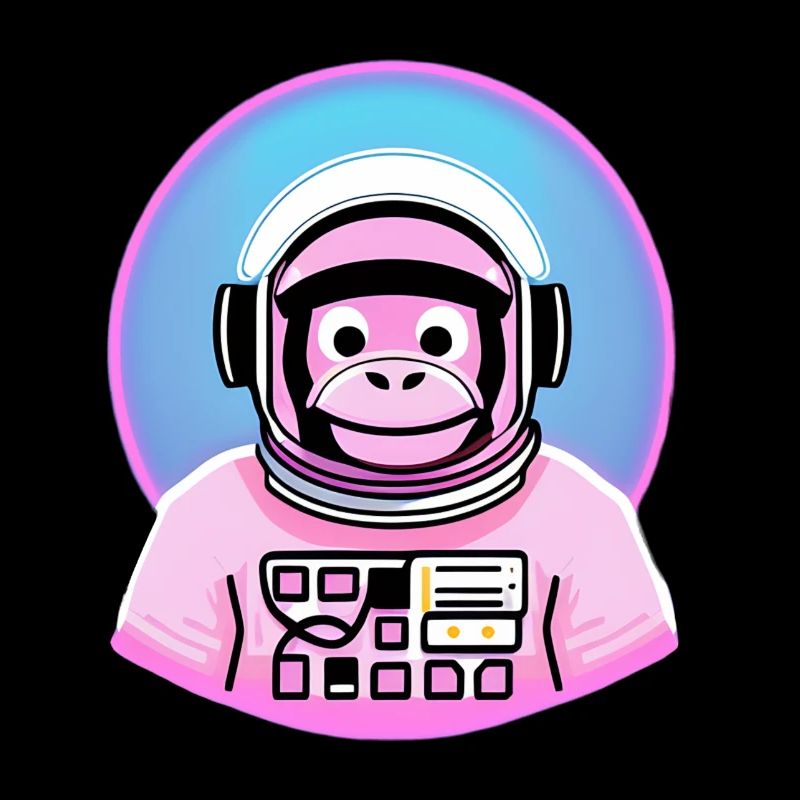 Space Monkey Pink