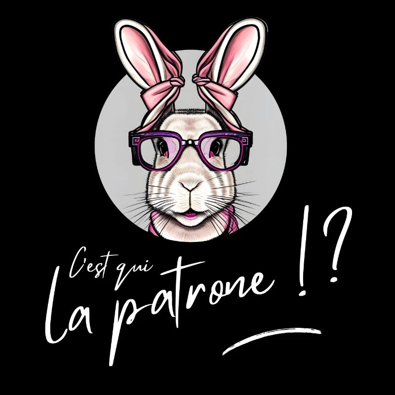 c'est qui la patrone lapin drole bunny easter day
