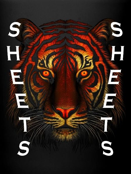 Tiger between
