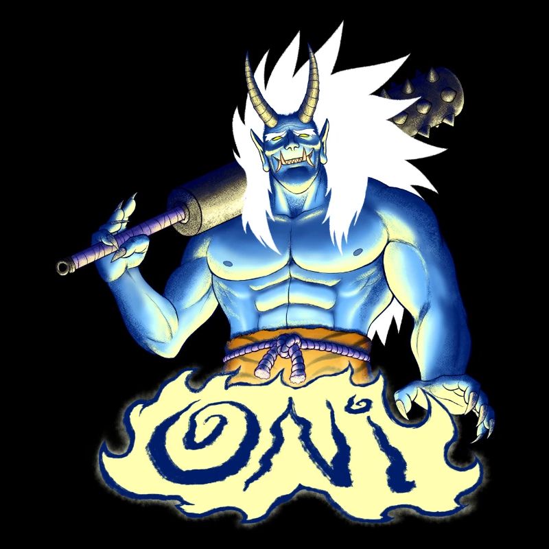 Oni bleu