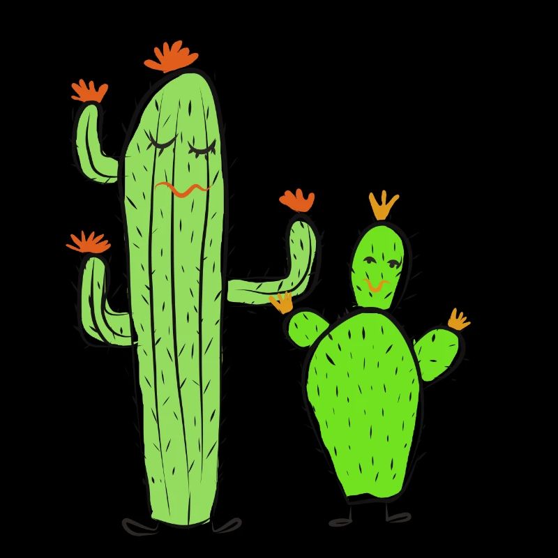 twee cactussen