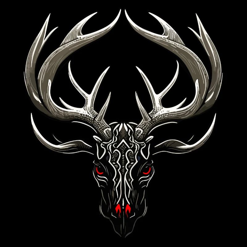 Cerf de nuit tribal