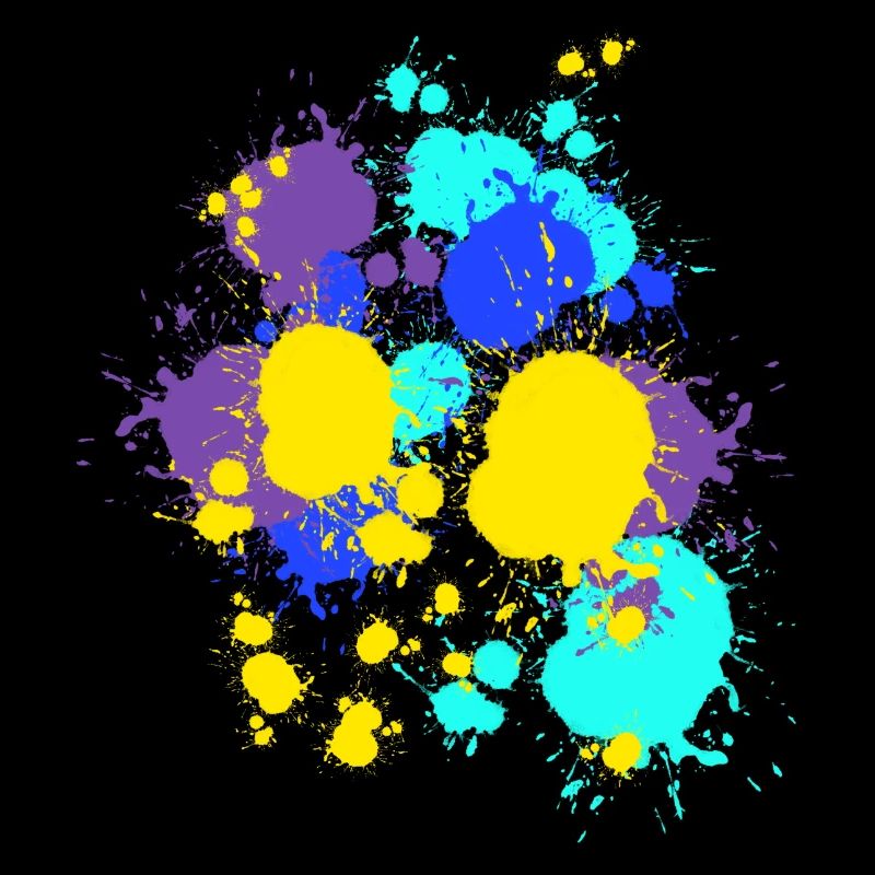 Farbtropfen Splash Drips