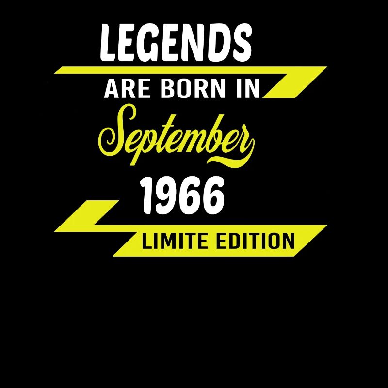 LEGENDS ARE BORN IN 1966 GEBURTSTAGSGESCHENK
