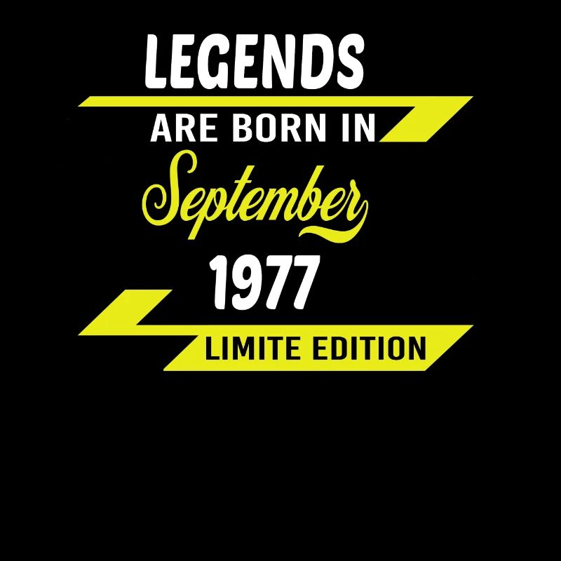 LEGENDS ARE BORN IN 1977 GEBURTSTAGSGESCHENK
