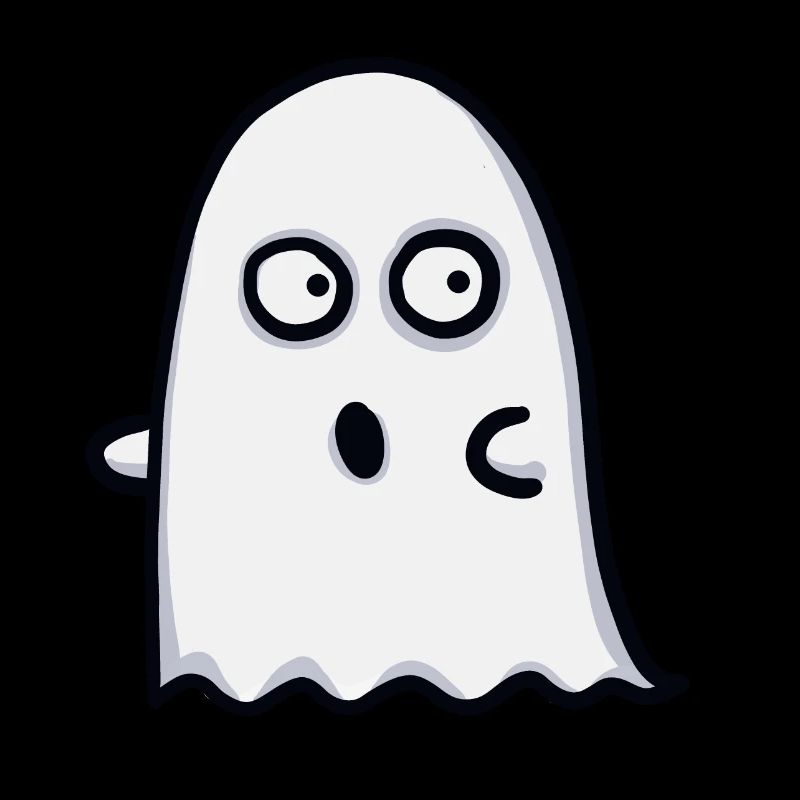 frightened ghost