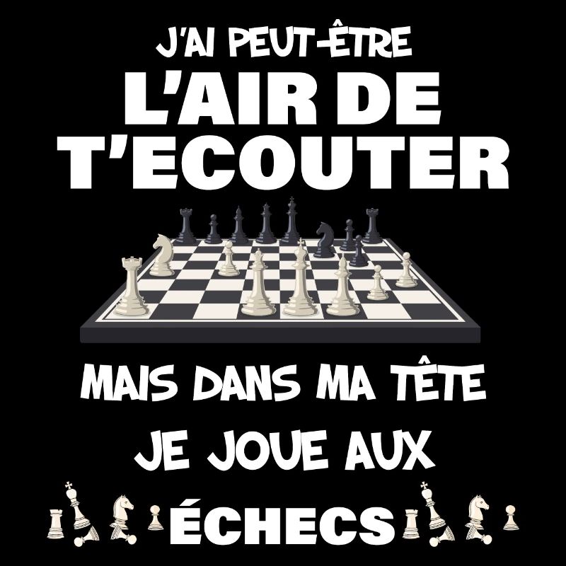 Jeu D'Echec Cadeau Citation Joueur Joueuse