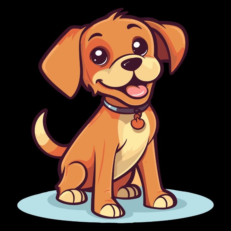 Conception de chien mignon pour les propriétaires de chiens