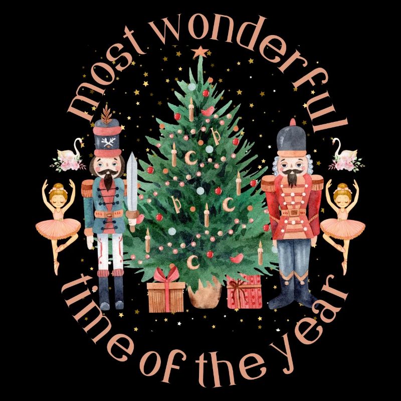 Nutcracker and Ballerinas festive