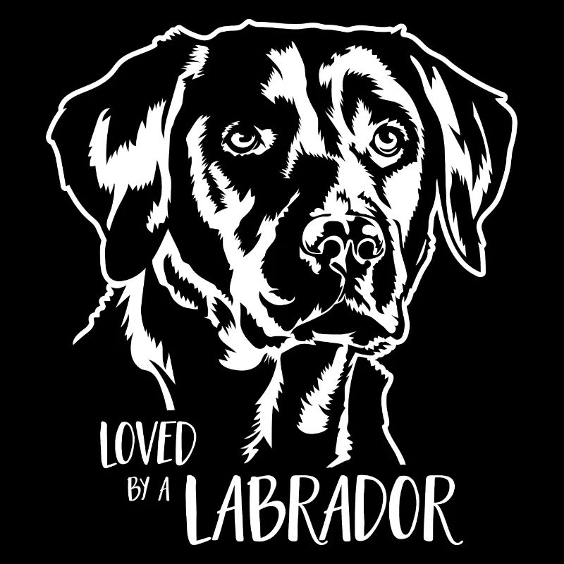 Loved by a Labrador Labbi Dog Saying Wilsigns