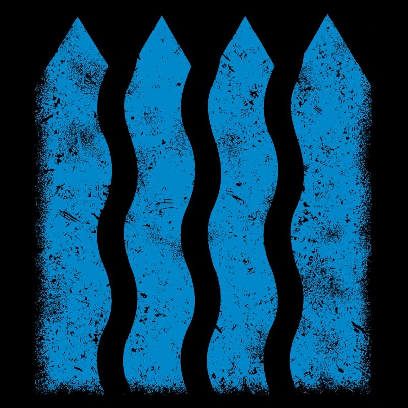 Blue Lines - Deco Ornament