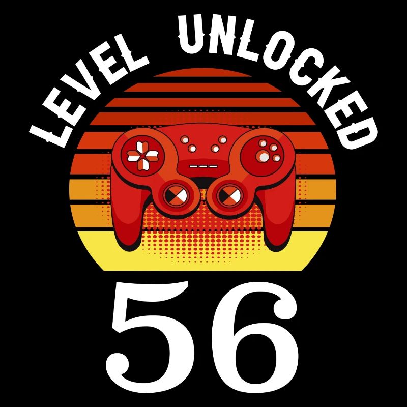 Level 56 unlocked 56 Birthday 56 years old
