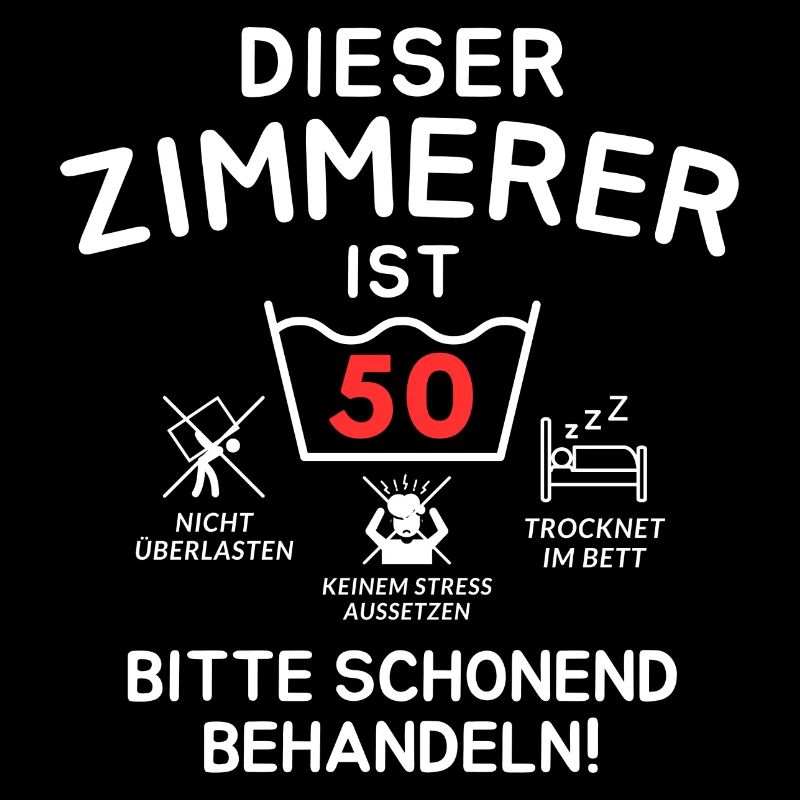 Ce menuisier a 50 ans.