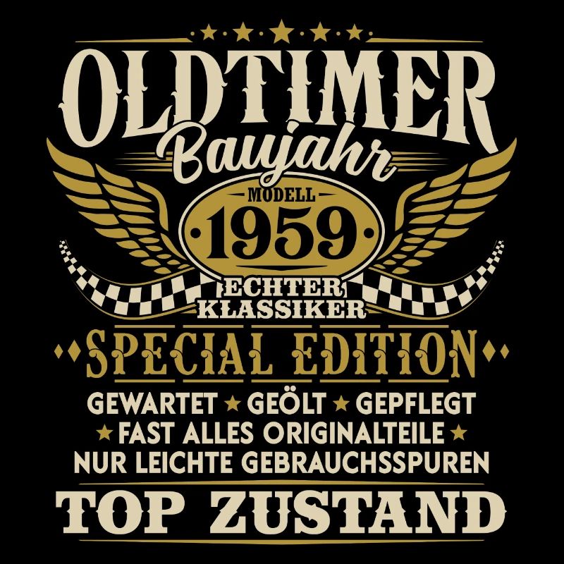 Oldtimer Baujahr 1959 Jahrgang Geburtstag Geschenk