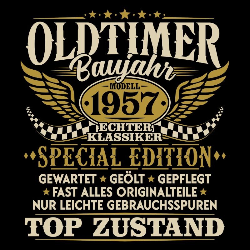 Oldtimer Baujahr 1957 Jahrgang Geburtstag Geschenk