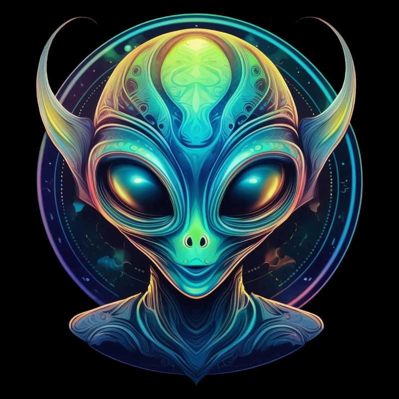 Cute Alien Face Alien