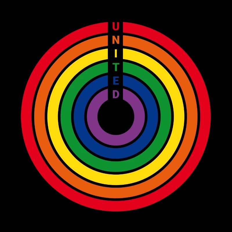 Cercle arc-en-ciel uni