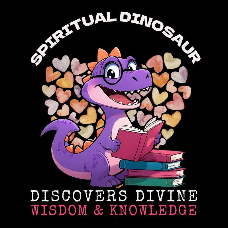Dinosaure lit des livres